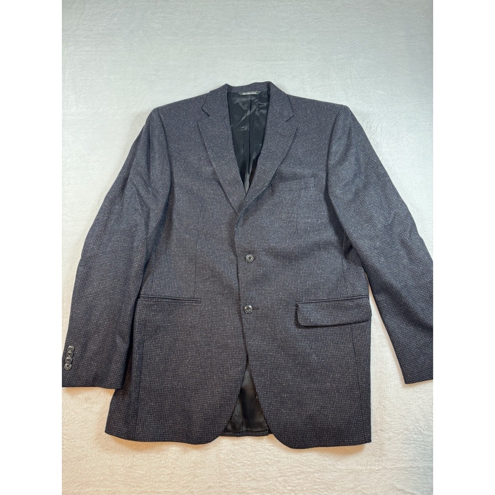 Jack Victor Midland Contemporary Fit Navy Wool & Cashmere Sport‎ Coat 42 L